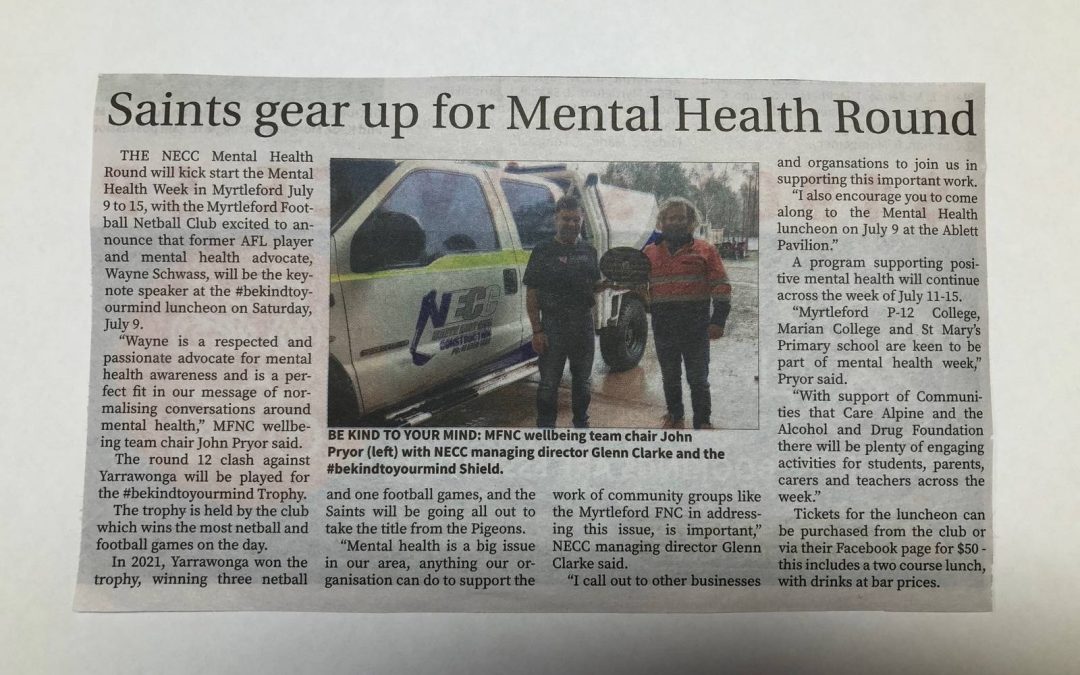 NECC Mental Health Sponsorship